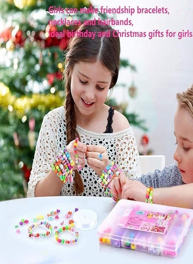 Nuvex Jewelry Making Kit for Girls | Colorful DIY Bead Craft Set for Bracelets, Necklaces, Hairbands & Rings | Creativity Fun for Kids, Ideal Gift for Kids [Multicolor] - Image 5